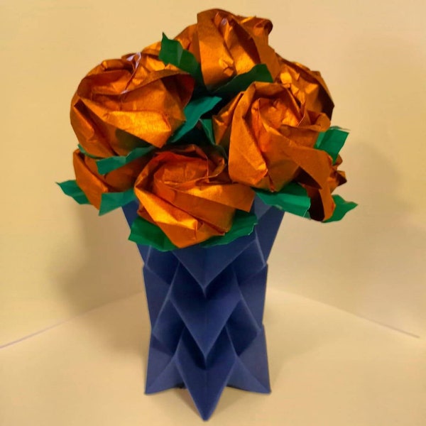 Dozen Rose Vase Etsy