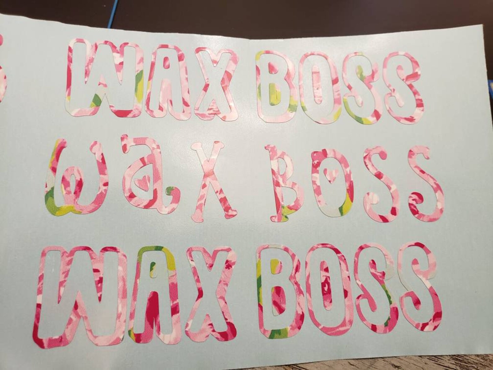Wax boss decal Etsy