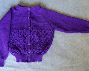 4 years Girls Knitted Lace Cardigan