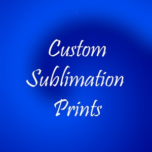 Custom Sublimation Printing A4