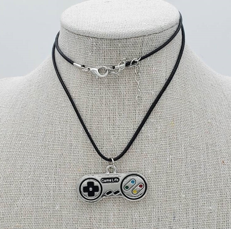 Game Controller Necklace Stainless Steel Etsy UK