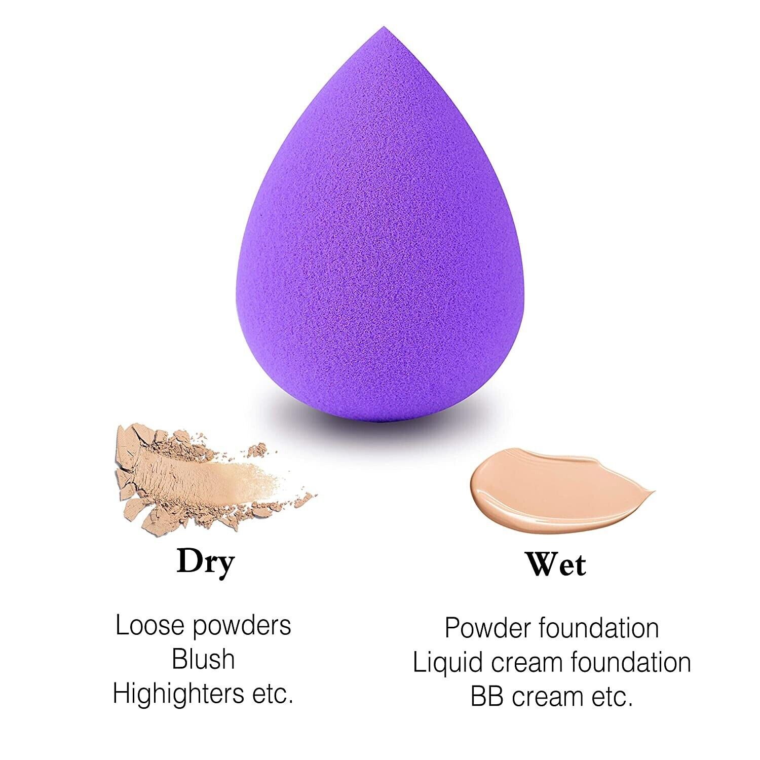 Makeup Sponge Tool Sets of Mix Colours With Different Shapes Etsy UK