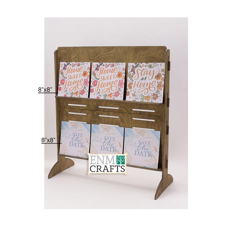 Market Display Collapsible Stand, Vertical or Slanted, Adjustable ...