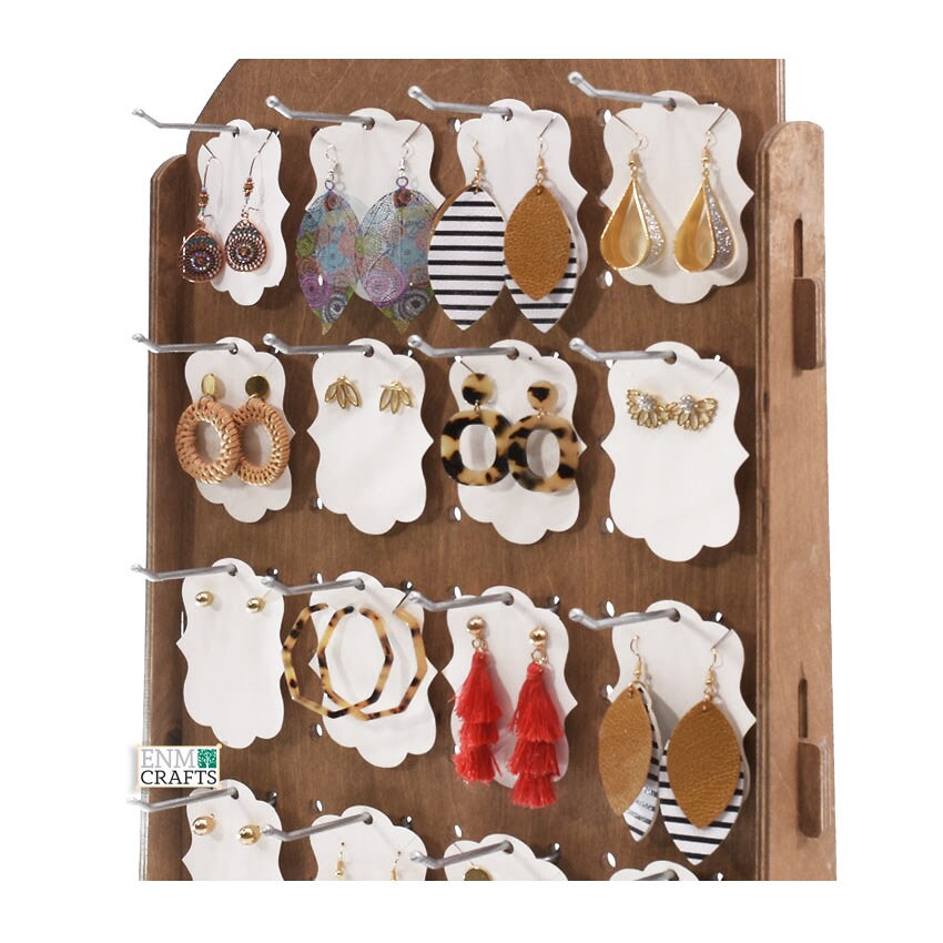 Pegboard Earrings Card Display Pegboard Earrings Holder for Etsy Canada