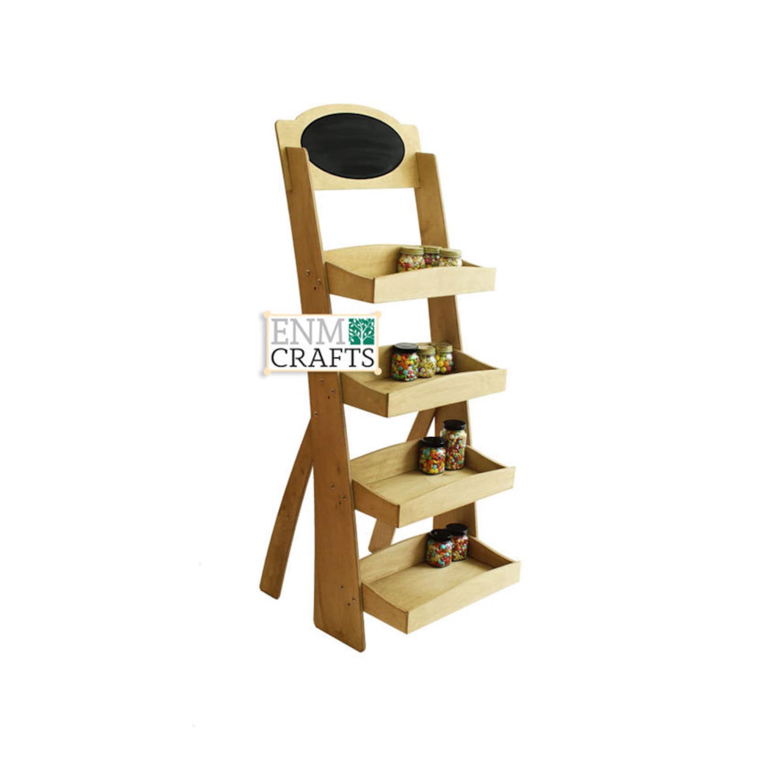 Slanted Display Rails 4 Tiered Slanted Floor Display Rack, Slanted & Horizontal Display Rack ...