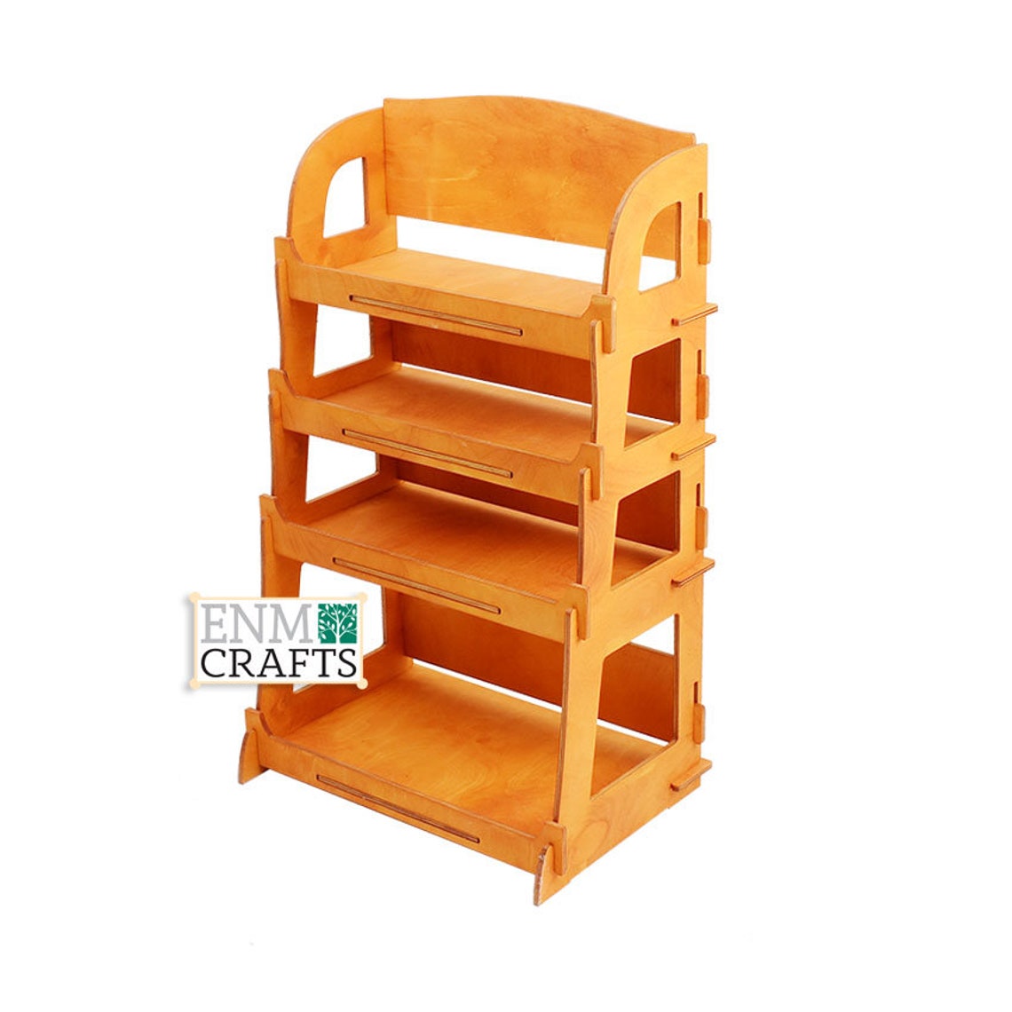 4tier Wooden Display Rack Wooden Countertop Rack Product Etsy
