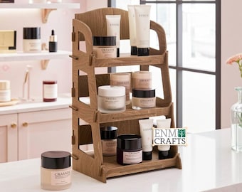 Séquoia Factory I PICEA - Présentoir de comptoir bois 3 niveaux ligh