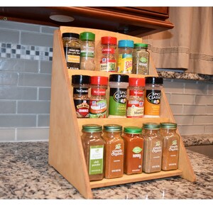 Spice Rack 3 Tier Kitchen Organizer - Etsy