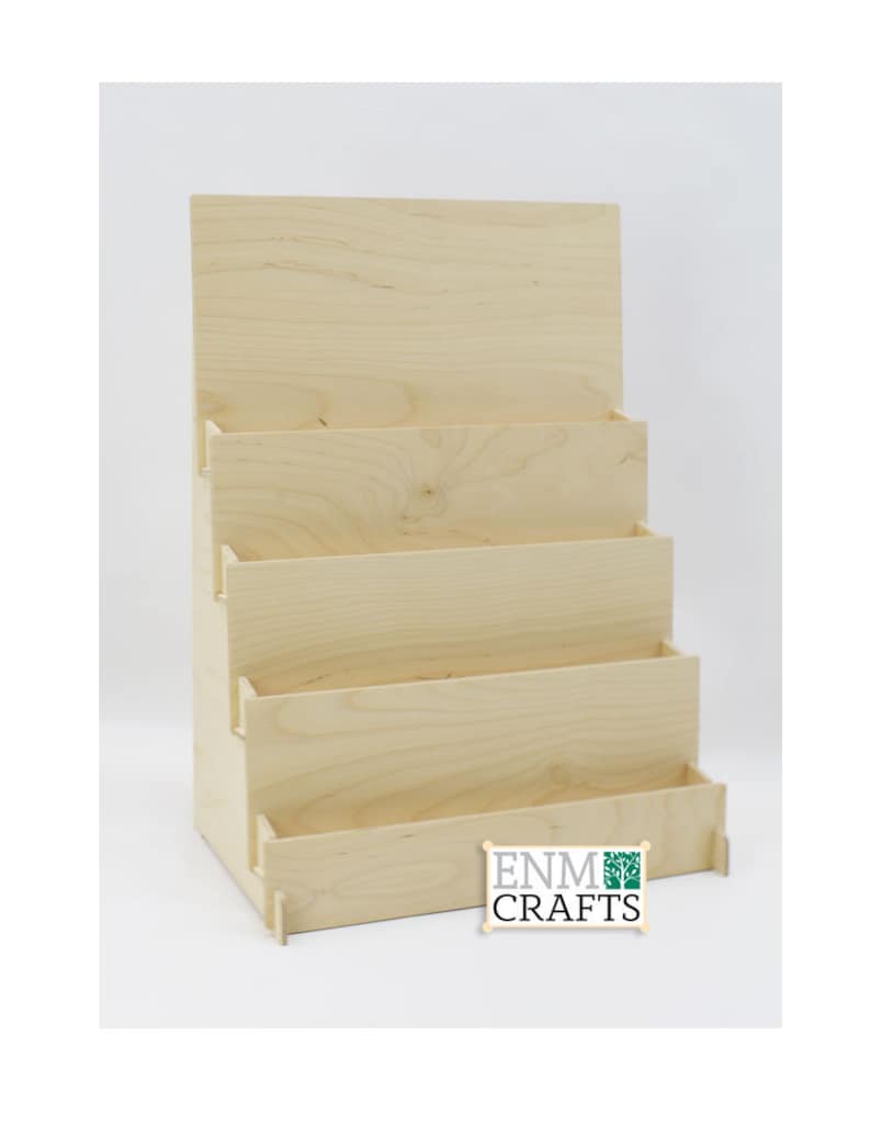 Greeting Card Display Countertop 4 Tier Rack for Craft Trade - Etsy