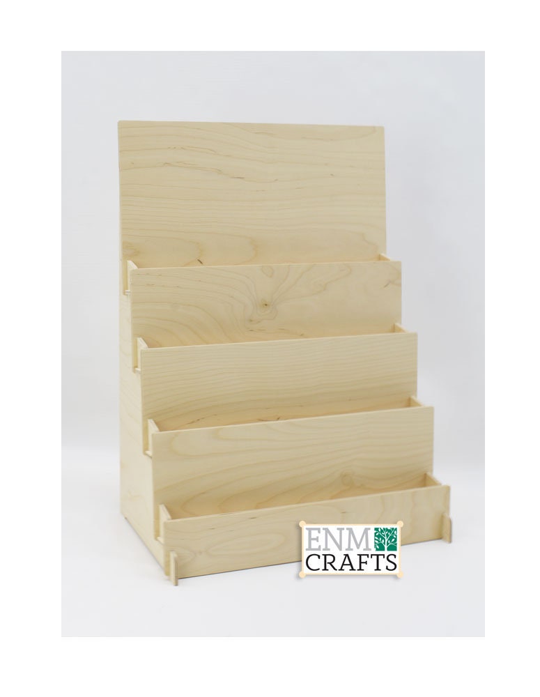 Greeting Card Display Countertop 4 Tier Rack for Craft Trade - Etsy