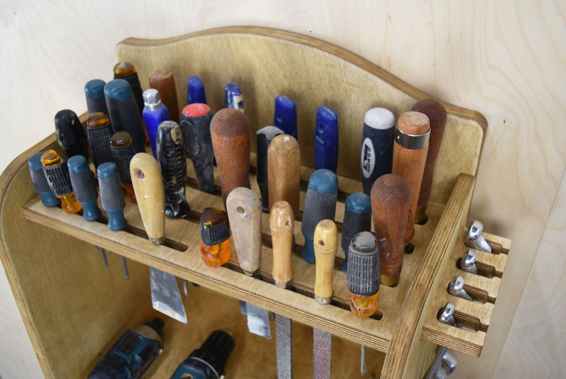Multiple Tool Storage Cordless Drill Organizer With Plenty of Etsy