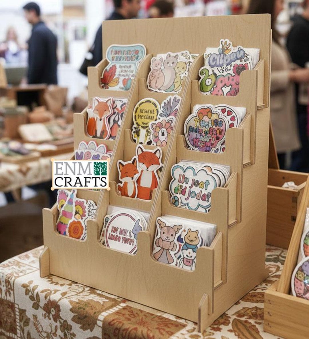 Word Sticker Rack 12 Pocket 5