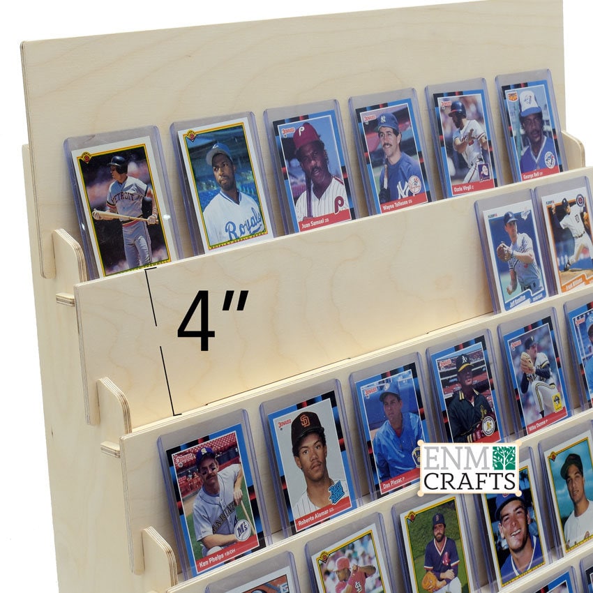 Baseball Cards Display, PSA Cards Stand, for 4 Inch Height Cards - Etsy Baseball Cards Display, PSA Cards Stand, for 4 Inch Height Cards - Etsy