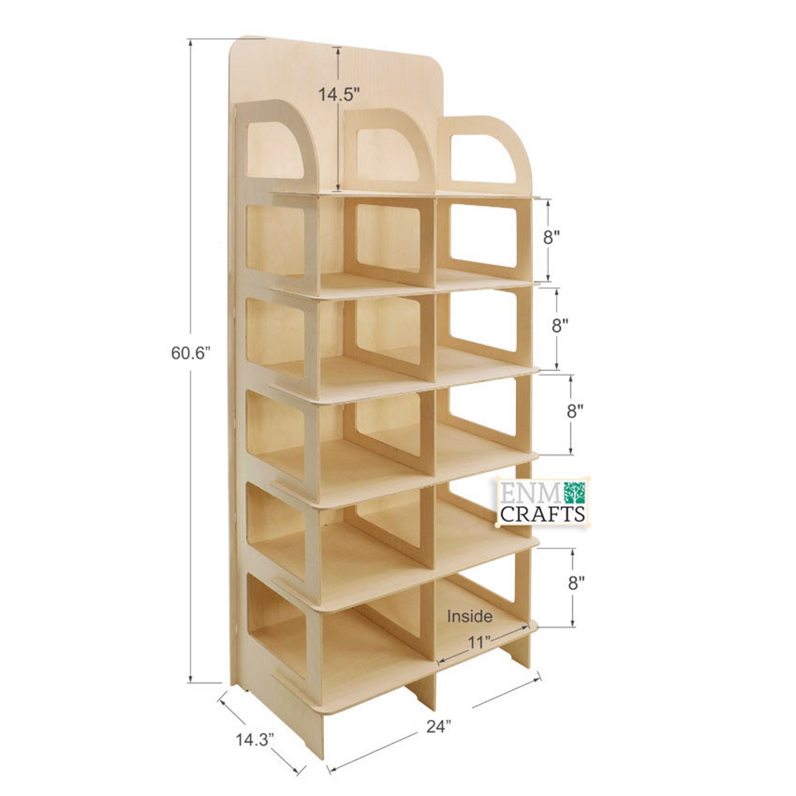 Display Rack For Shirts T-shirt Retail Display Rack, 6 Tier Floor Display Rack, Collapsible ...