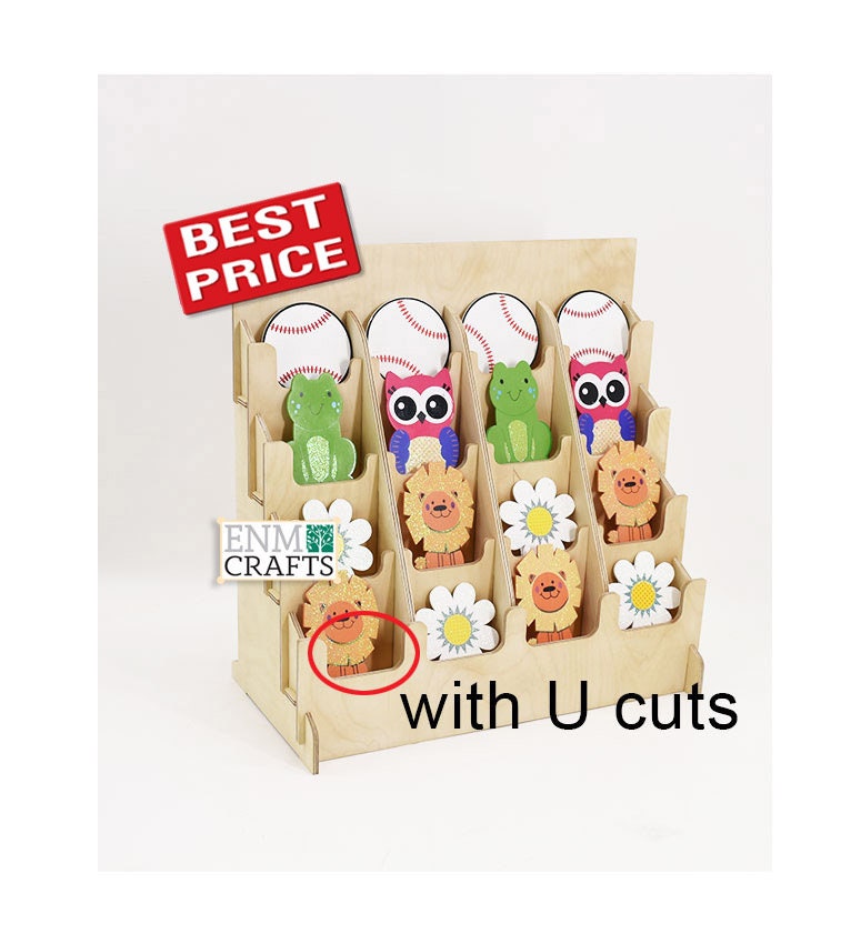 Udl Sticker Storage Rack Display 16 Pocket 4