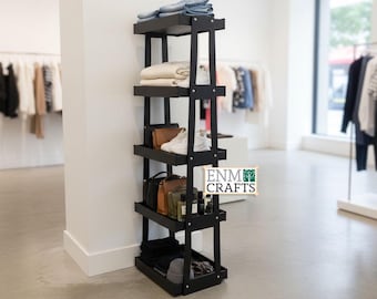 5 Tier Floor Display Rack, Retail Display Stand, Collapsible Shelving Unit, Free Shipping