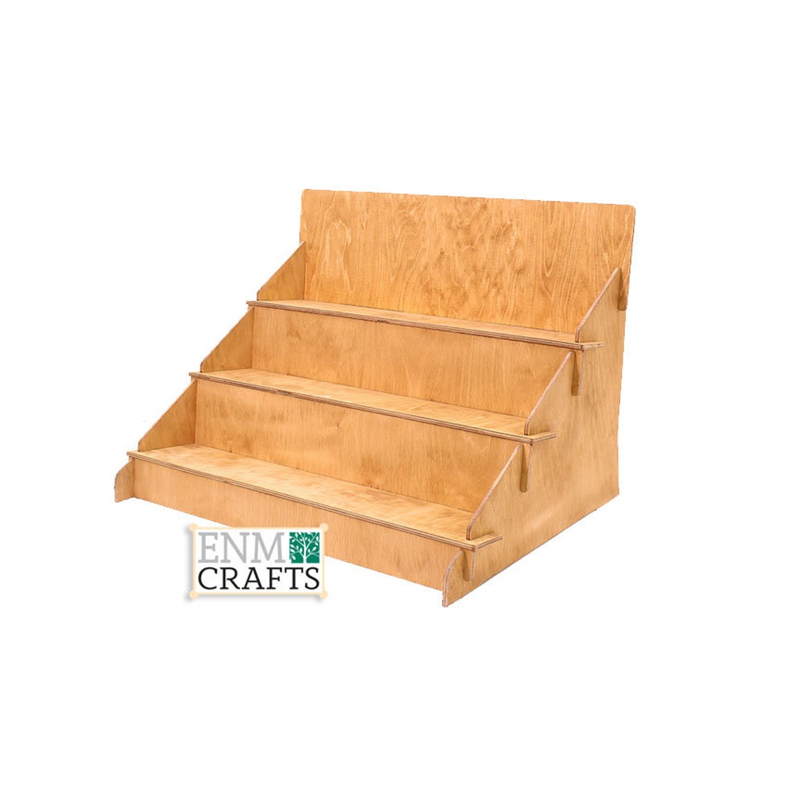 22 Inch Wide 3-tier Slanted Angle Countertop Display, Slanted Retail ...