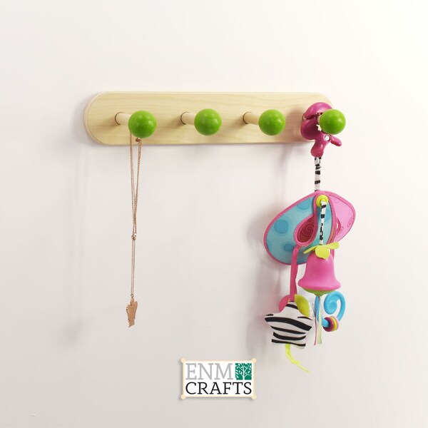 Wooden Coat Hooks Etsy