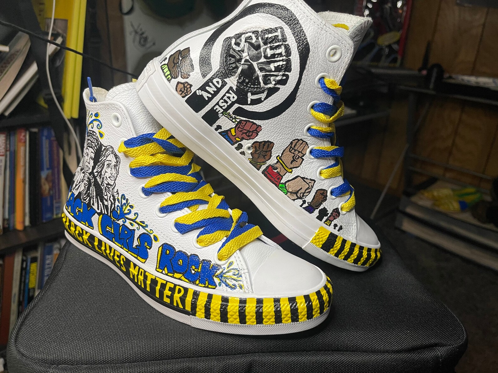 Custom Kicks By Sheek Visual Arts Etsy Italia