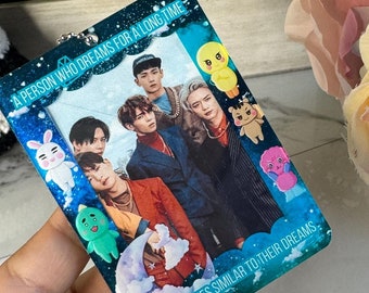 Shinee Jonghyun Acrylic Photocard Holder | Pc Keychain |kpop