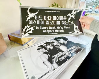 Custom Kpop Concert Banner: Double-Sided Fan Sign, Wholesale