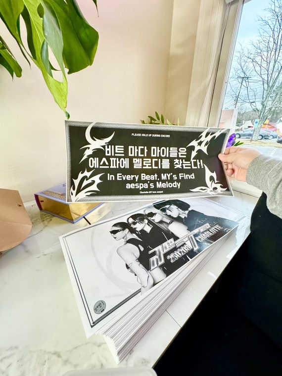 Custom Kpop Concert Banner: Double-sided Fan Sign, Wholesale - Etsy
