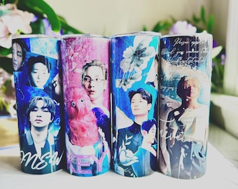 Shinee Bias Tumbler: K-Pop Shawol Stainless Steel 20oz