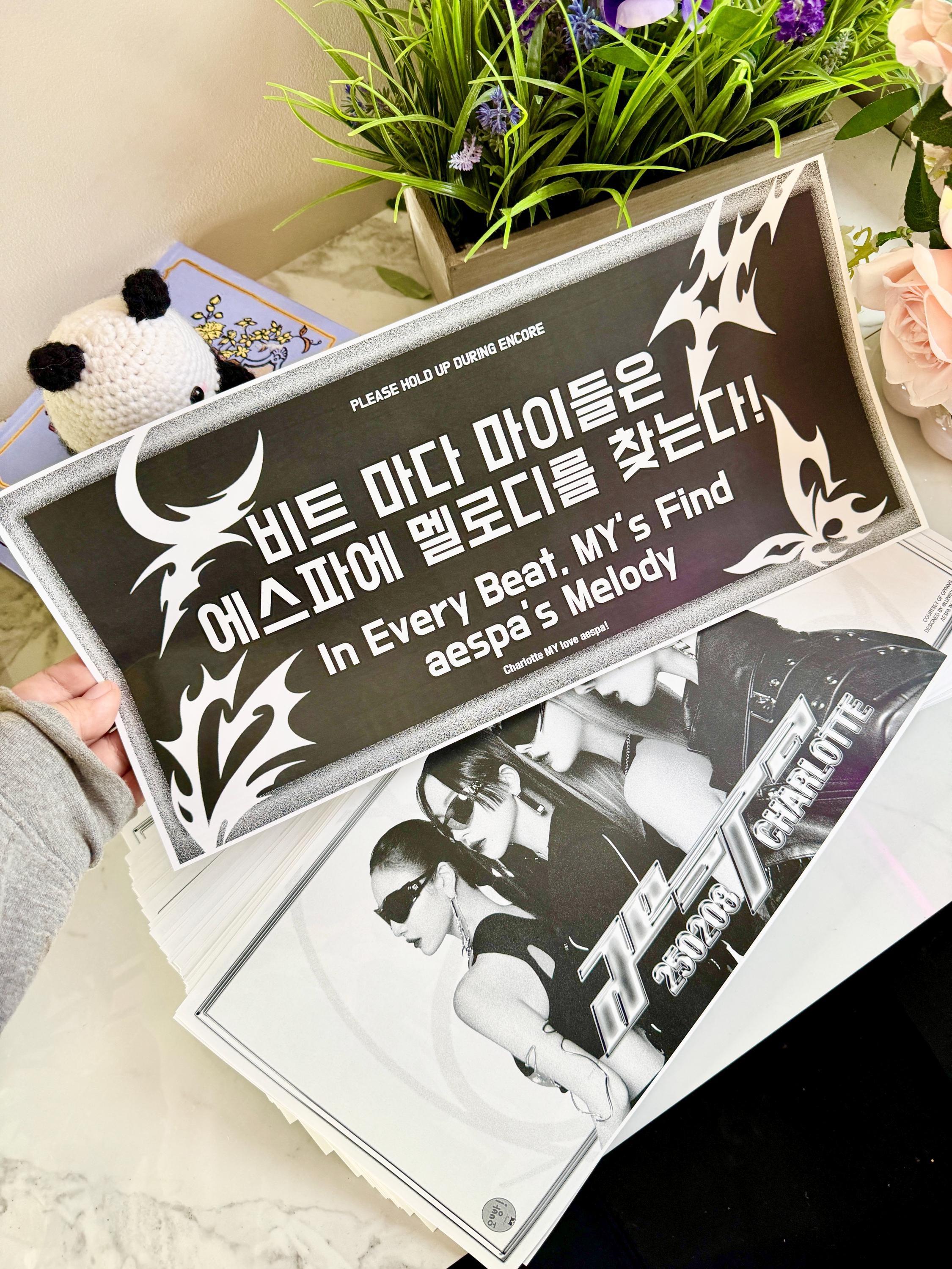 Custom Kpop Concert Banner: Double-sided Fan Sign, Wholesale - Etsy