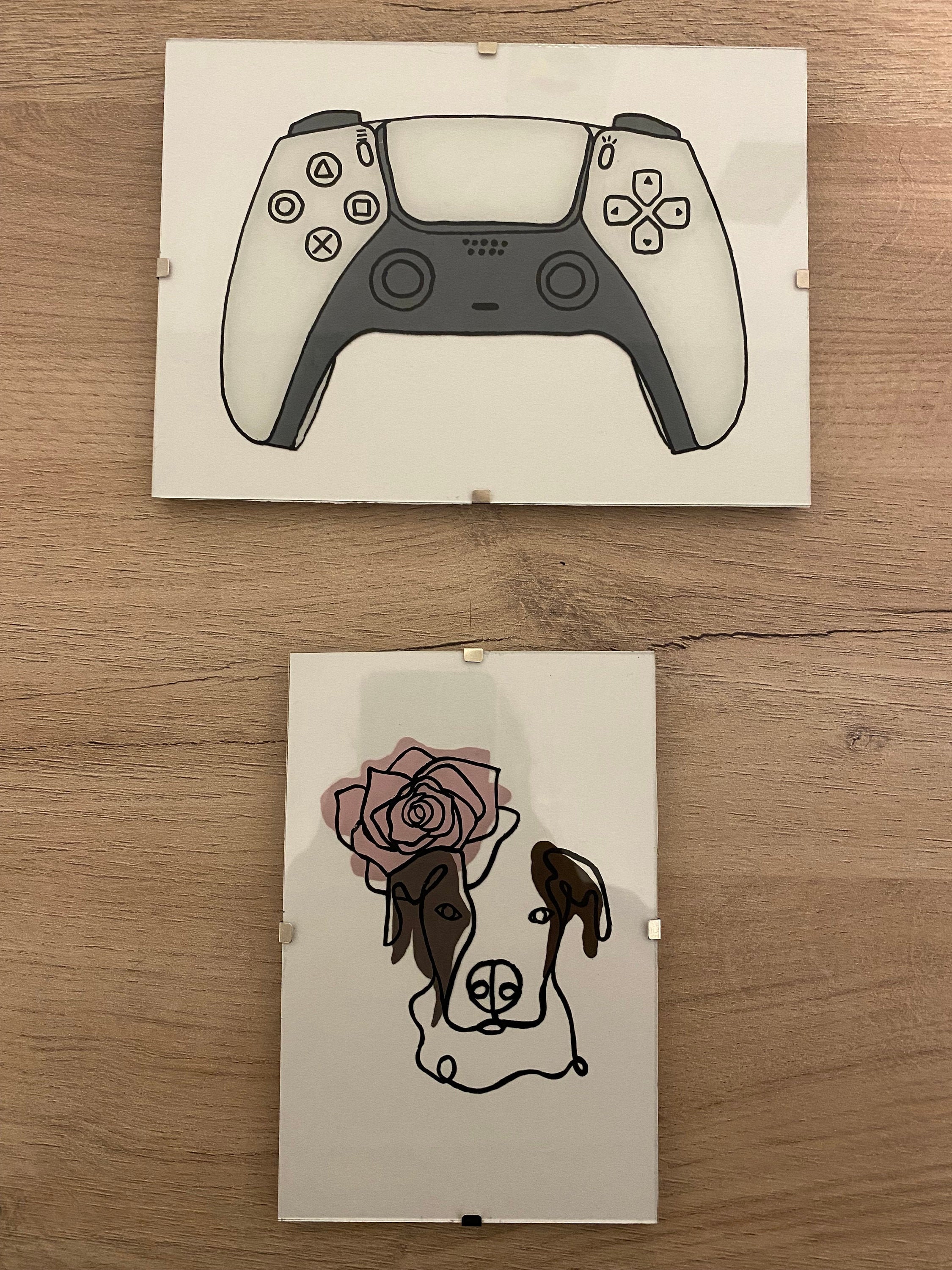 Peinture sur Verre Minimaliste