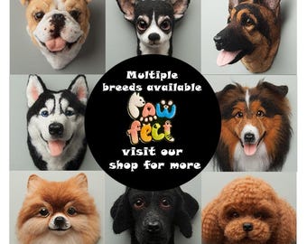Original Wool Felt Dog DIY Kit with Pre-Made Core – Beginner-Friendly Needle Felting Kit for Starters | Cute Dog Craft Set