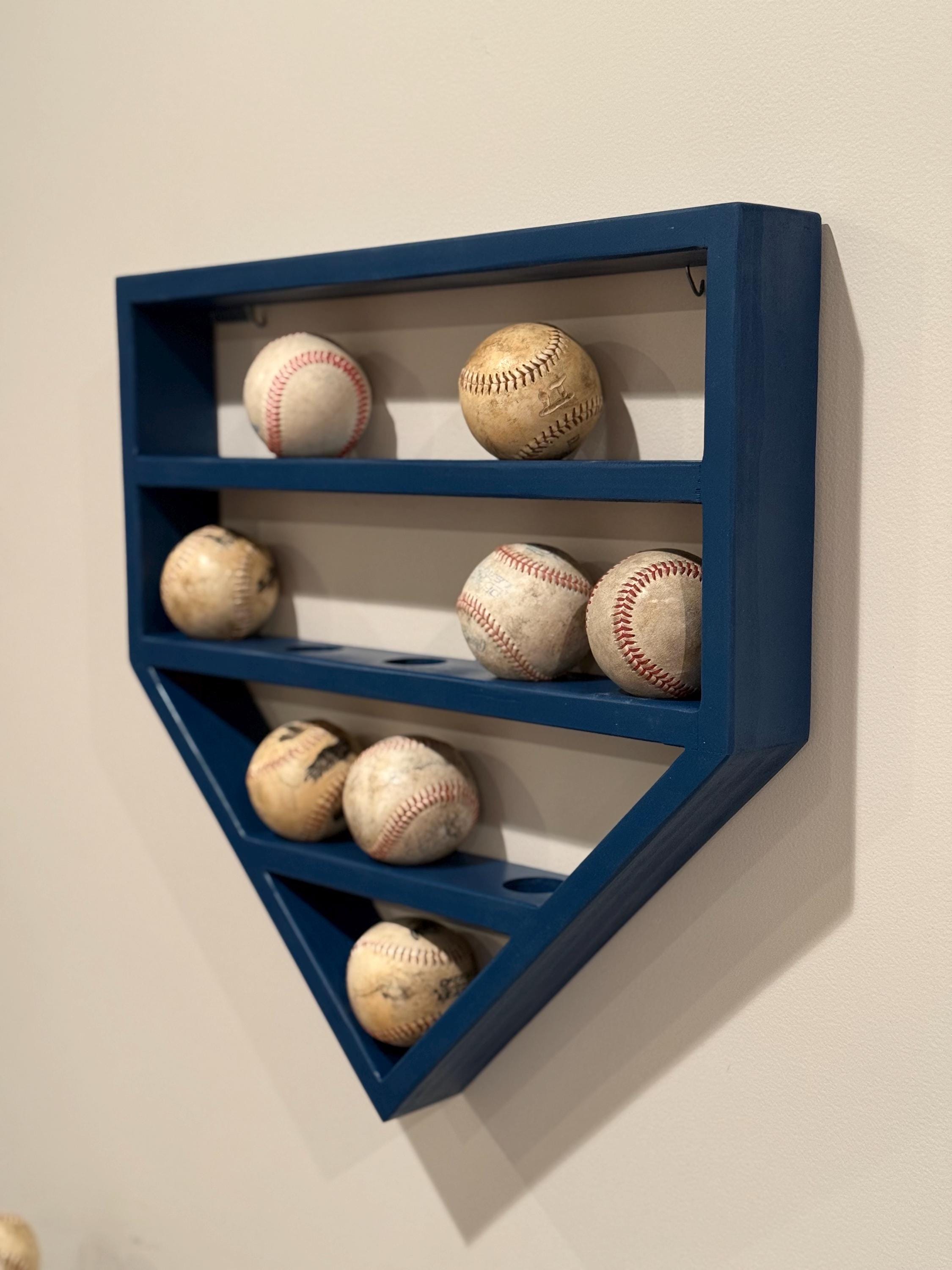 Custom Baseball Display Rack | Home Run Ball Display | CUSTOMIZABLE
