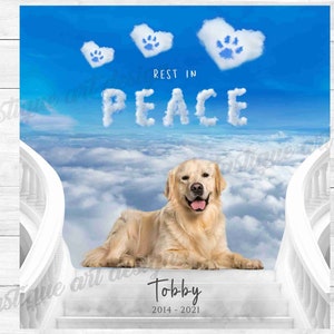 Memorial Pet PNG, Dog in Heaven Background, Cat in Heaven Template, Cat Mom Cat Dad, Dog Mom Dog Dad, Digital File, Instant Download