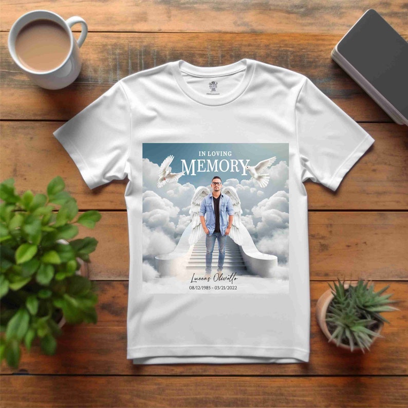 In Loving Memory PNG, Memorial Design, Add Pictures and Words, White ...