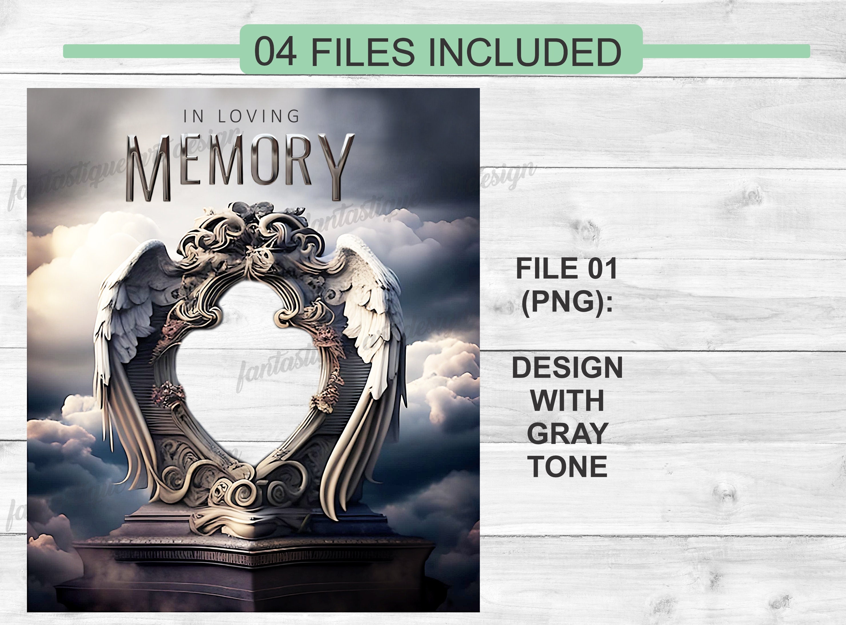 In Loving Memory PNG, Photo Template Memorial PNG, Transparent Frame to ...
