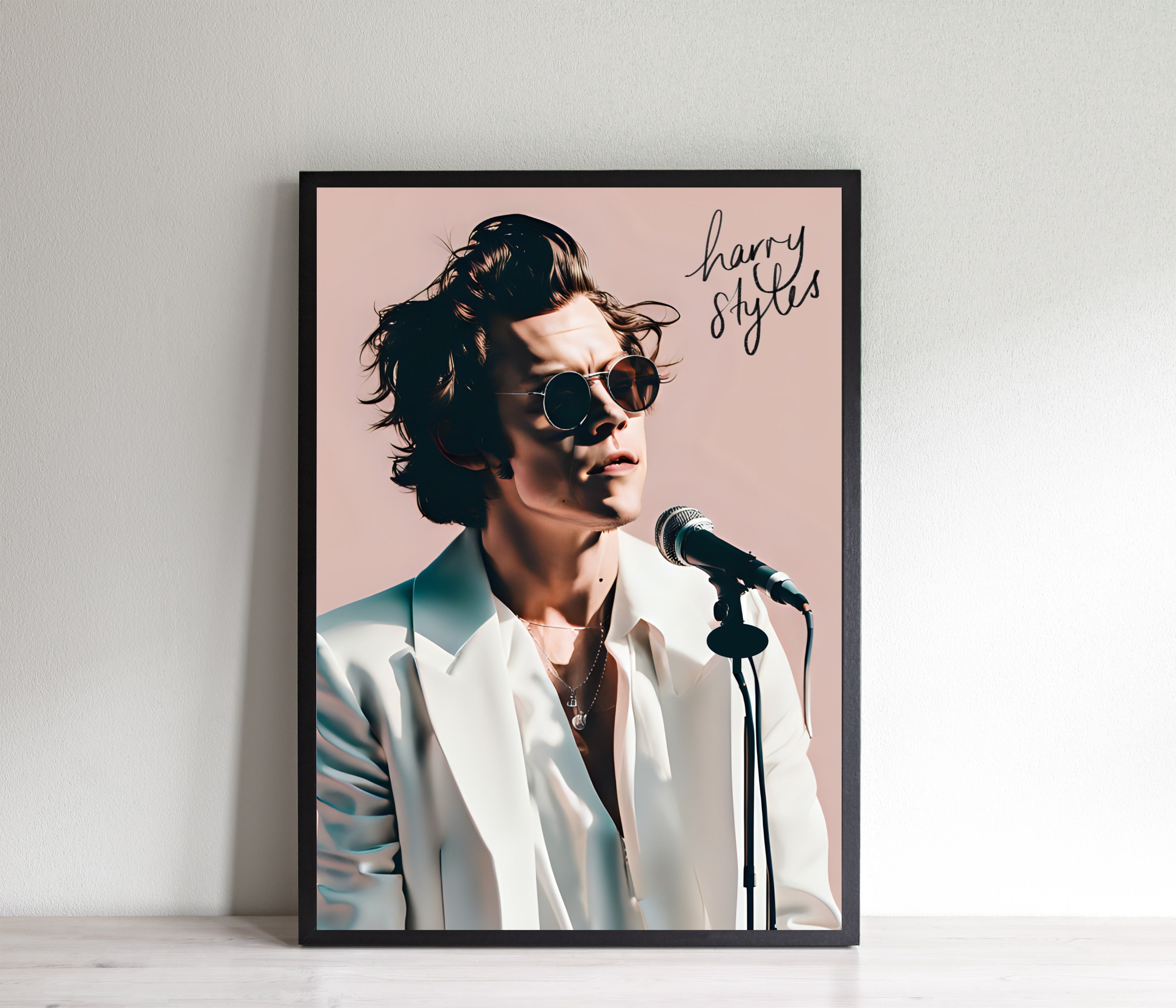Affiche Harry Styles - Affiche Musique - Affiche Portrait - Sucre