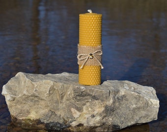 Natural Pure Beeswax Candles Wax Aroma Handcraft Home decor Rolls