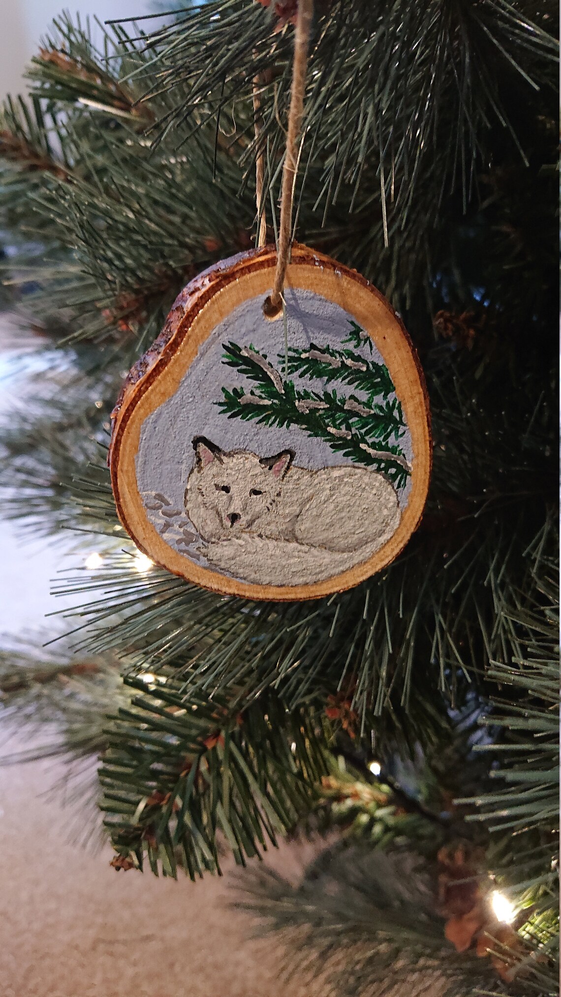 Woodland animals hanging Christmas tree decoration hedgehog Etsy