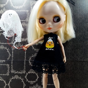 Vestido de Halloween de Blythe, MAÍZ DE CARAMELO, Vestido de Blythe, Vestidos retro de Blythe, Atuendo de Blythe, Moda de Blythe, Vestidos de Blythe, Ropa de Blythe