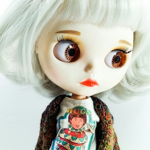 T-shirt à manches longues Blythe, T-shirts Blythe, T-shirt Blythe, Vêtements pour poupée Blythe, Tenues personnalisées Blythe, Mode Blythe, Vêtements Blythe