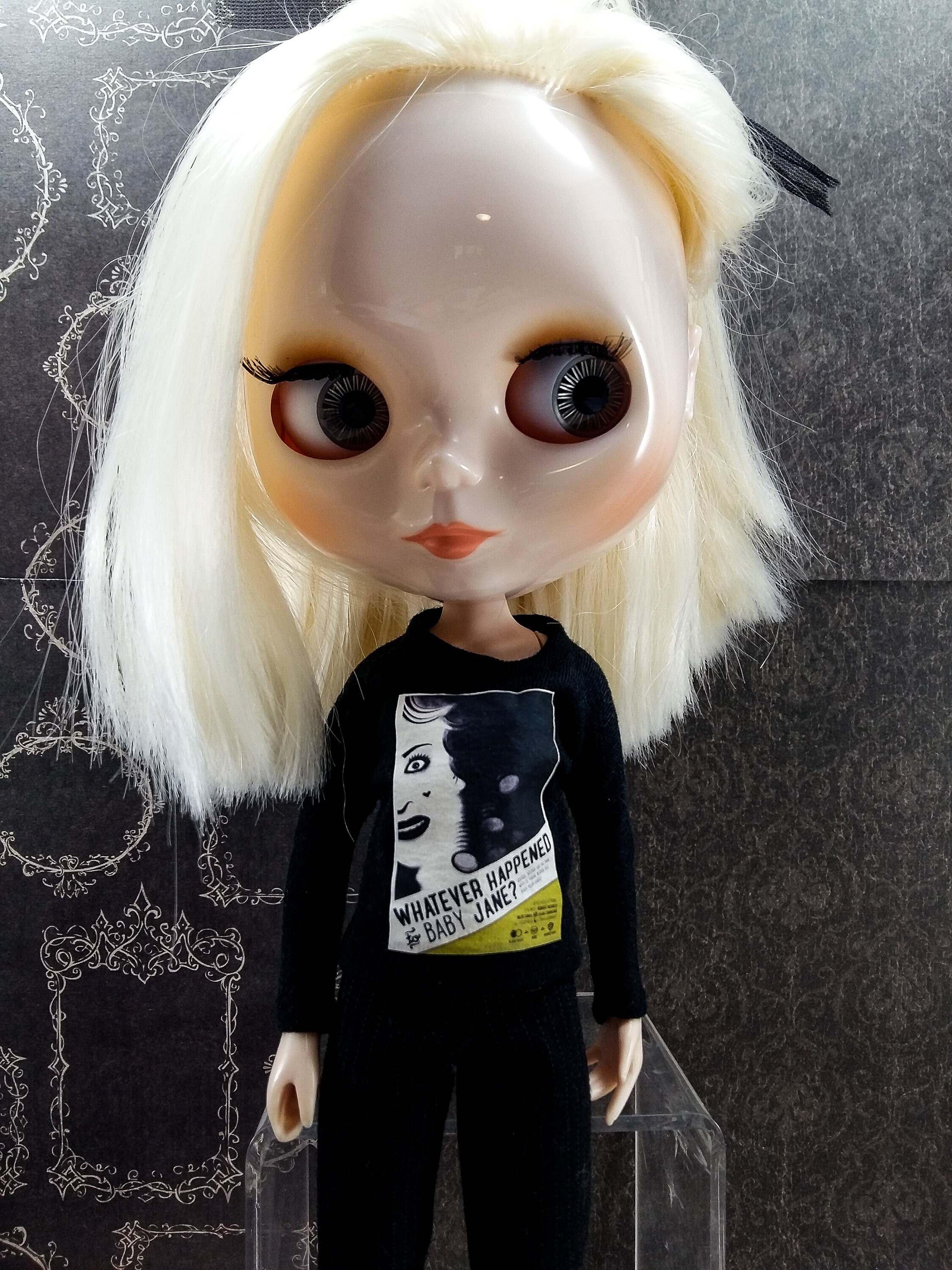 Blythe Long Sleeve T-Shirt  BABY JANE,Petite Blythe TShirt,Middie Blythe Dresses,Licca Tshirt,Blythe,Blythe Fashion,Blythe Clothing