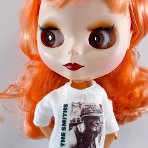 Blythe Short Sleeve T-Shirt MEAT is MURDER,Petite Blythe TShirt,Middie Blythe Dresses,Licca Tshirt,Blythe,Blythe Fashion,Blythe Clothing