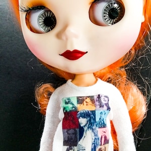 Blythe Long Sleeve T-Shirt ERAS,Petite Blythe TShirts,Middie Blythe tees, Blythe Clothing,Licca Tshirt, Blythe Fashion, Blythe Clothes