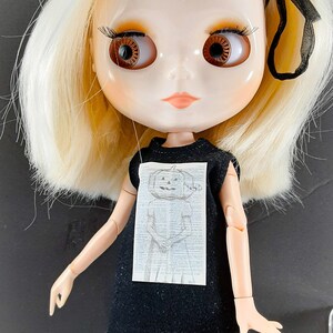 TOCADO DE CALABAZA Blythe, Vestido para muñeca Blythe, Ropa para muñeca Blythe, Trajes personalizados Blythe, Moda Blythe, Vestidos Blythe, Blythe, Ropa Blythe