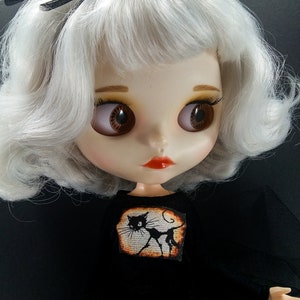 T-shirt à manches longues Blythe, CHAT EFFRAYANT, T-shirt Blythe, Vêtements pour poupée Blythe, Tenues personnalisées Blythe, Mode Blythe, Vêtements Blythe