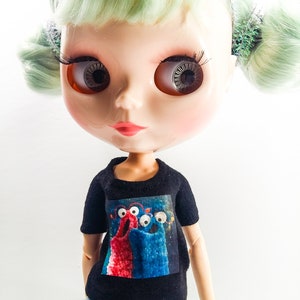 Camiseta de muñeca Blythe: Camiseta gráfica de Muppet Aliens