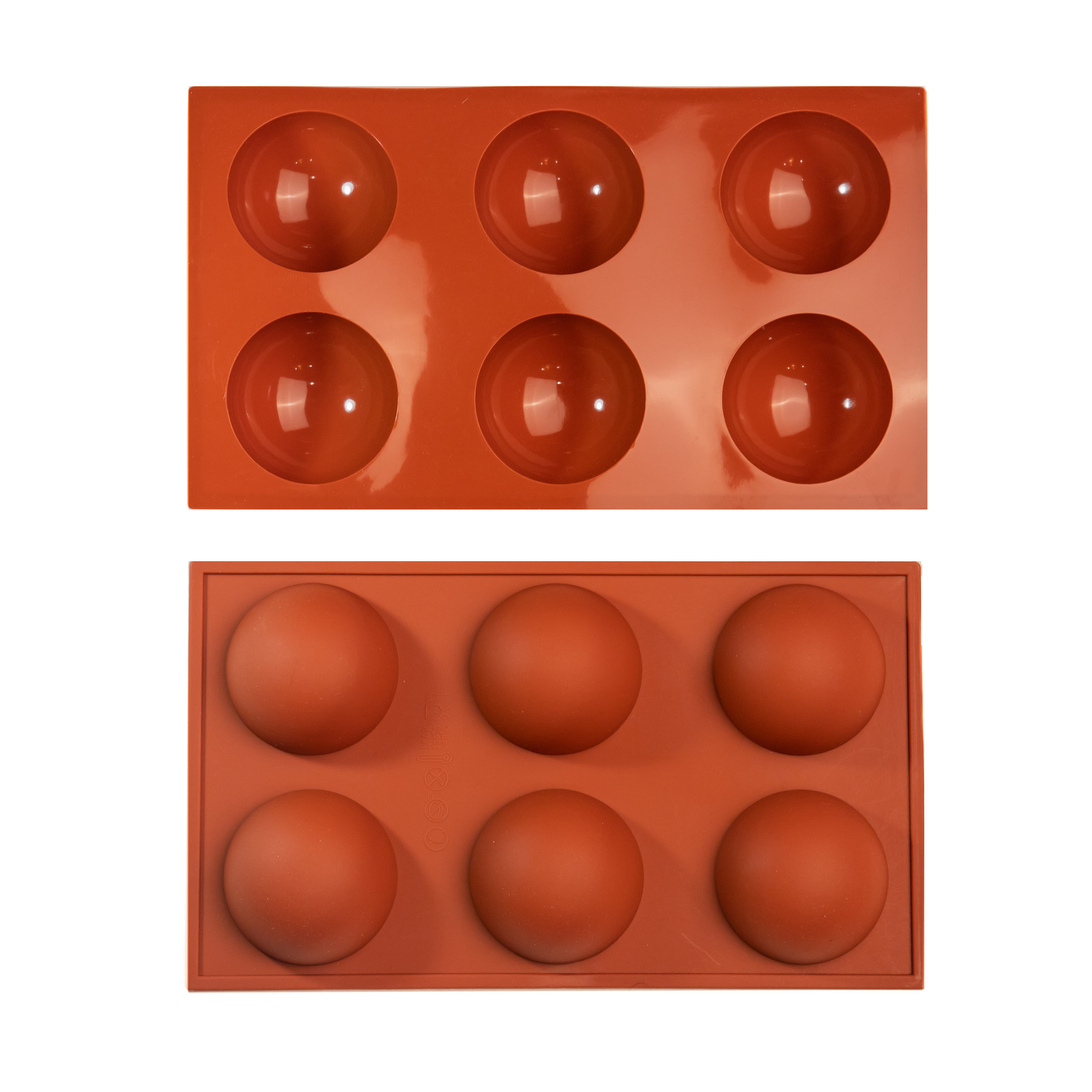 Hot Chocolate Bomb Mold Set 2 Sphere Silicone Molds 1 Etsy