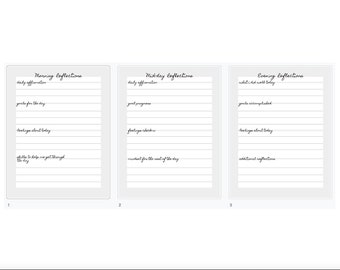 Daily Reflection Pages