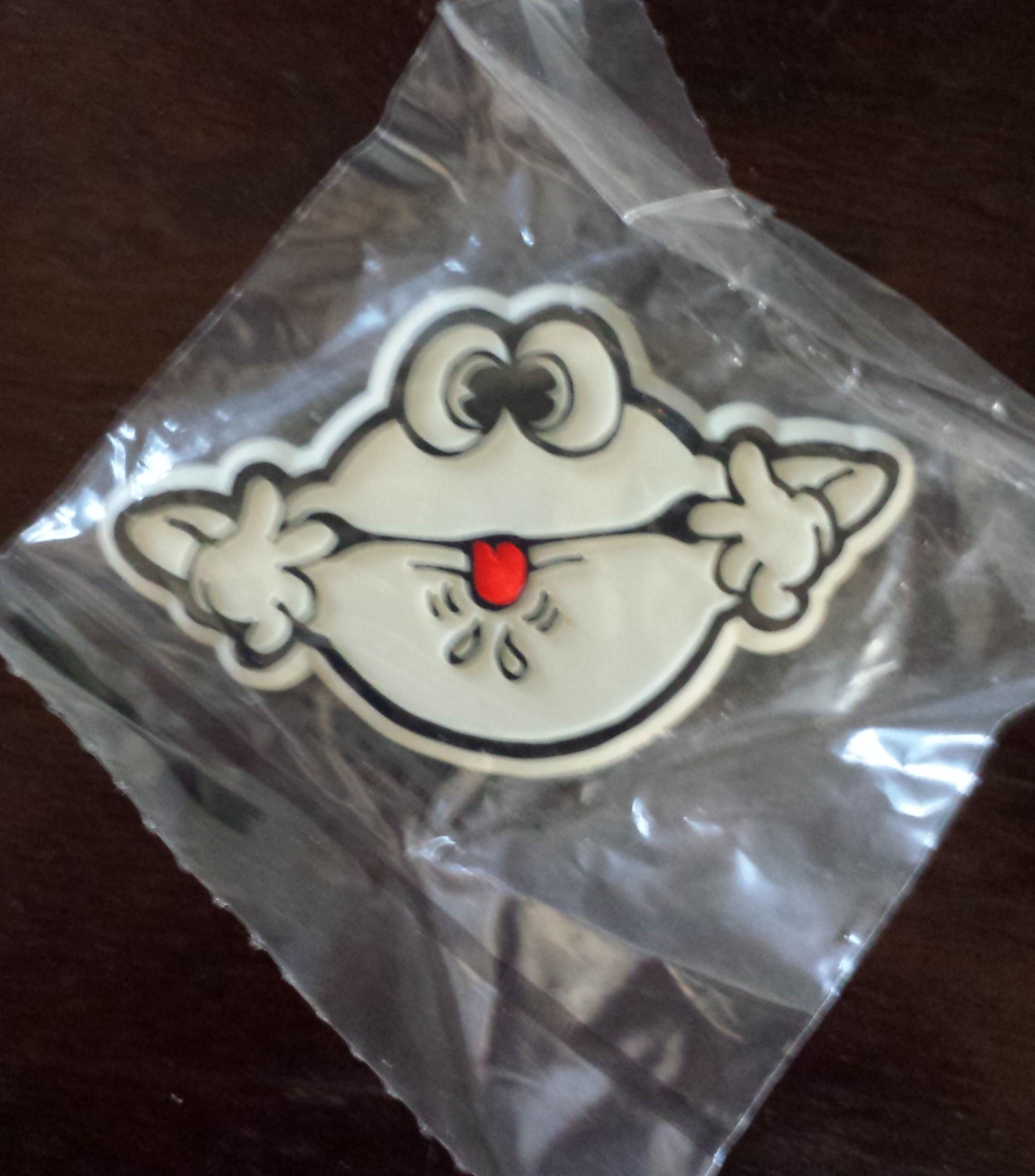 Hallmark Halloween Ghost sticking out tongue Pin
