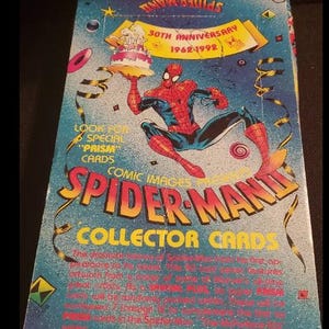 1962-92 Comic Images 30th Anniversary Spider-Man Collector Cards Whole box 48 packs