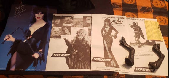 Screamin' Elvira Mistress of the Dark Model Kit 1/4 Scale Over 18